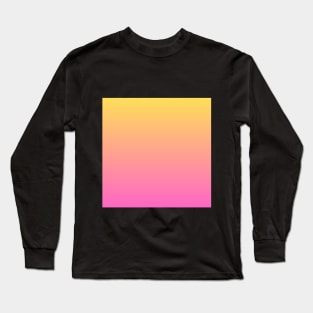 Pink Orange Gradient Long Sleeve T-Shirt